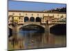 Ponte Vecchio Bridge, Florence, UNESCO World Heritage Site, Tuscany, Italy, Europe-Groenendijk Peter-Mounted Photographic Print