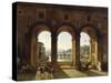 Ponte Vecchio, c.1811-Lancelot Théodore Turpin De Crissé-Stretched Canvas