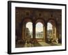 Ponte Vecchio, c.1811-Lancelot Théodore Turpin De Crissé-Framed Giclee Print