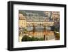 Ponte Vecchio Covered Bridge over Arno River, Florence, Italy-William Perry-Framed Photographic Print