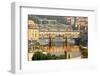 Ponte Vecchio Covered Bridge over Arno River, Florence, Italy-William Perry-Framed Photographic Print