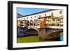 Ponte Vecchio, Firenze, Tuscany, Italy, Europe-Nico Tondini-Framed Photographic Print