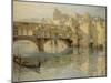 Ponte Vecchio, Florence, c.1910-Charles Oppenheimer-Mounted Giclee Print