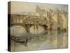 Ponte Vecchio, Florence, c.1910-Charles Oppenheimer-Stretched Canvas