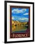 Ponte Vecchio, Florence Italy 1-Anna Siena-Framed Giclee Print