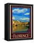 Ponte Vecchio, Florence Italy 1-Anna Siena-Framed Stretched Canvas