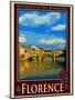 Ponte Vecchio, Florence Italy 1-Anna Siena-Mounted Giclee Print