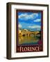 Ponte Vecchio, Florence Italy 1-Anna Siena-Framed Giclee Print