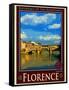 Ponte Vecchio, Florence Italy 1-Anna Siena-Framed Stretched Canvas