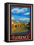 Ponte Vecchio, Florence Italy 1-Anna Siena-Framed Stretched Canvas