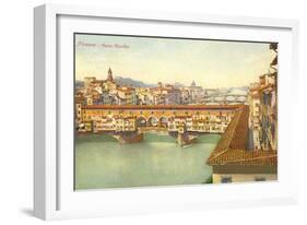 Ponte Vecchio, Florence, Italy-null-Framed Art Print