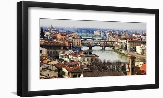 Ponte Vecchio, Florence-Vadim Ratsenskiy-Framed Art Print