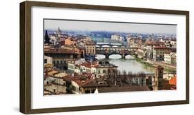 Ponte Vecchio, Florence-Vadim Ratsenskiy-Framed Art Print