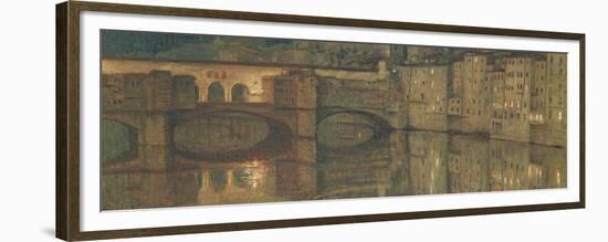 Ponte Vecchio, Florence-William Holman Hunt-Framed Giclee Print