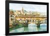 Ponte Vecchio In Florence-null-Framed Poster