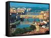 Ponte Vecchio in Florence-null-Framed Stretched Canvas