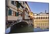 Ponte Vecchio Is an Old Medieval Bridge in the Historic Centre of Florence Spanning the River Arno-Julian Elliott-Mounted Photographic Print