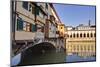 Ponte Vecchio Is an Old Medieval Bridge in the Historic Centre of Florence Spanning the River Arno-Julian Elliott-Mounted Photographic Print