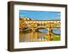 Ponte Vecchio over Arno River in Florence, Italy-sborisov-Framed Photographic Print
