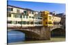 Ponte Vecchio, River Arno, UNESCO, Firenze, Tuscany, Italy-Nico Tondini-Stretched Canvas