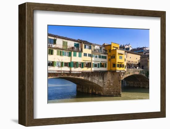 Ponte Vecchio, River Arno, UNESCO, Firenze, Tuscany, Italy-Nico Tondini-Framed Photographic Print