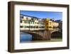Ponte Vecchio, River Arno, UNESCO, Firenze, Tuscany, Italy-Nico Tondini-Framed Photographic Print