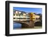 Ponte Vecchio, River Arno, UNESCO, Firenze, Tuscany, Italy-Nico Tondini-Framed Photographic Print