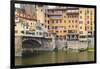 Ponte Vecchio, River Arno, UNESCO, Firenze, Tuscany, Italy-Nico Tondini-Framed Photographic Print