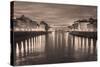 Ponte Vecchio V-Rita Crane-Stretched Canvas