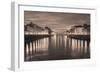 Ponte Vecchio V-Rita Crane-Framed Photographic Print