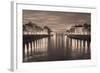 Ponte Vecchio V-Rita Crane-Framed Photographic Print