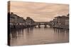 Ponte Vecchio VIII-Rita Crane-Stretched Canvas