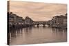 Ponte Vecchio VIII-Rita Crane-Stretched Canvas