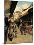 Ponte Vecchio-Telemaco Signorini-Mounted Art Print