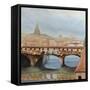 Ponte Vecchio-Cheryl Bartley-Framed Stretched Canvas
