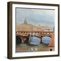 Ponte Vecchio-Cheryl Bartley-Framed Giclee Print