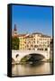 Ponte Vittoria, River Adige, Verona, UNESCO World Heritage Site, Veneto, Italy, Europe-Nico-Framed Stretched Canvas