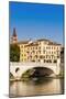 Ponte Vittoria, River Adige, Verona, UNESCO World Heritage Site, Veneto, Italy, Europe-Nico-Mounted Photographic Print