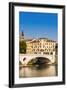 Ponte Vittoria, River Adige, Verona, UNESCO World Heritage Site, Veneto, Italy, Europe-Nico-Framed Photographic Print