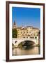 Ponte Vittoria, River Adige, Verona, UNESCO World Heritage Site, Veneto, Italy, Europe-Nico-Framed Photographic Print