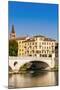 Ponte Vittoria, River Adige, Verona, UNESCO World Heritage Site, Veneto, Italy, Europe-Nico-Mounted Photographic Print