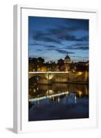 Ponte Vittorio Emanuelle Ii and the Dome of St. Peter's Basilica, Rome, Lazio, Italy, Europe-Ben Pipe-Framed Photographic Print