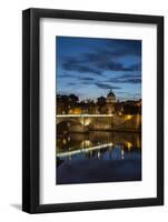 Ponte Vittorio Emanuelle Ii and the Dome of St. Peter's Basilica, Rome, Lazio, Italy, Europe-Ben Pipe-Framed Photographic Print