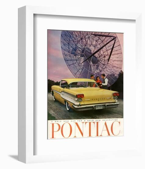 Pontiac-A Bold New Gerneration-null-Framed Art Print