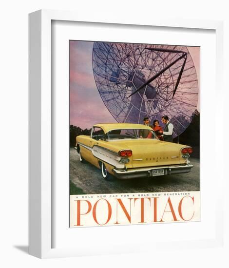 Pontiac-A Bold New Gerneration-null-Framed Art Print