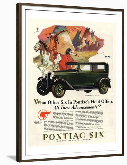 Pontiac-All These Advancements-null-Framed Premium Giclee Print