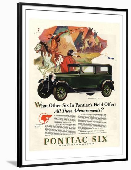 Pontiac-All These Advancements-null-Framed Premium Giclee Print