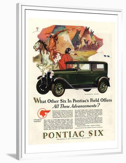 Pontiac-All These Advancements-null-Framed Premium Giclee Print