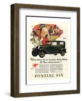 Pontiac-All These Advancements-null-Framed Art Print