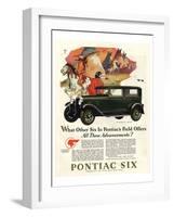 Pontiac-All These Advancements-null-Framed Art Print